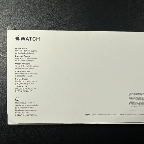 NWT Apple OEM 49MM Navy Ocean Band - Picture 6 of 6